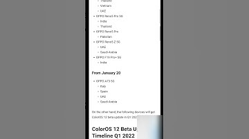 colorOS 12 official date and list, 2022#shorts #android12