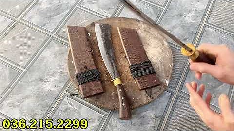 HAI MẪU PAZANG ĐI RỪNG THÉP NHÍP ĐỎ CHUYÊN CHẶT CÂY - CHẶT XƯƠNG