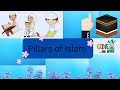 Learn the 5 pillars of islam with hidden pearl for kids english 