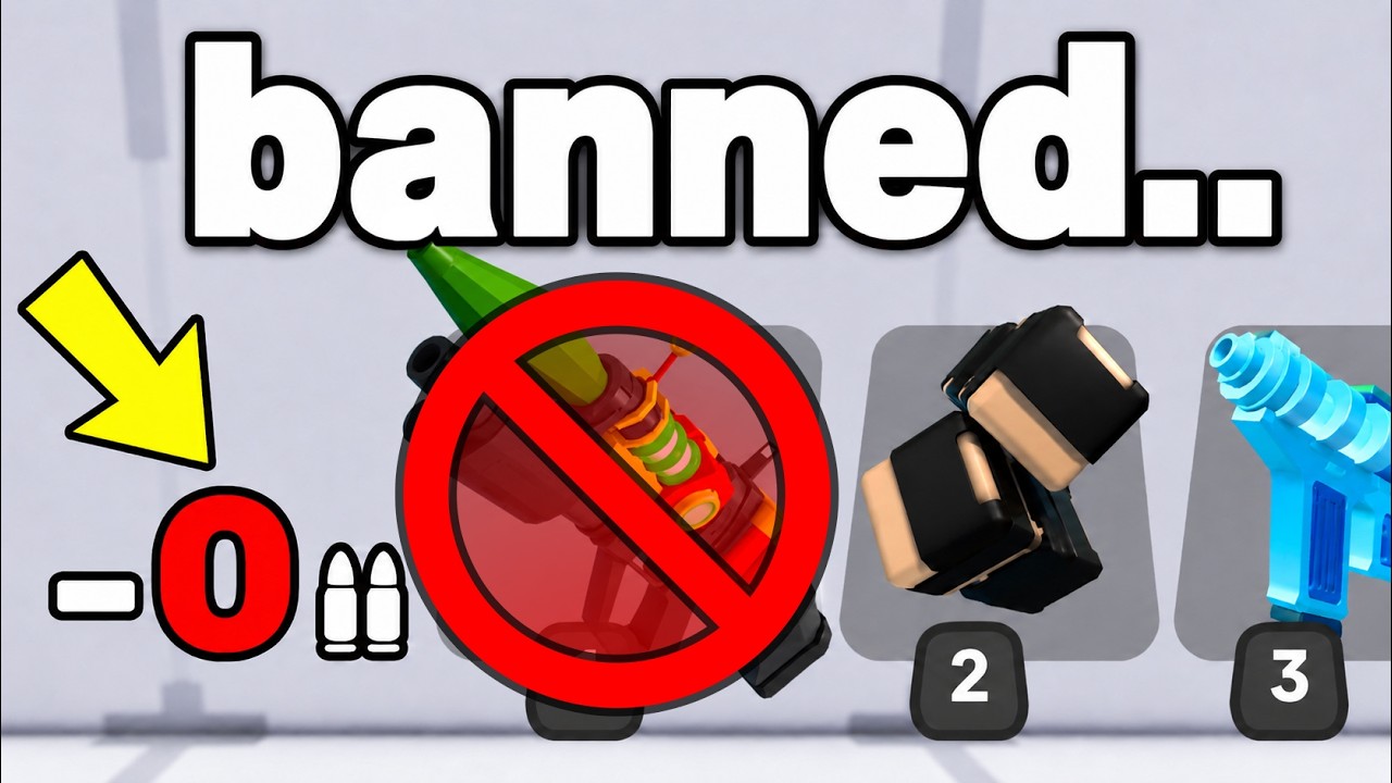 Roblox Rivals, But WEAPONS Are BANNED!