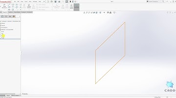 SolidWorks Tutorial for Beginners #15 - How to Create a SolidWorks Sketch on Planes