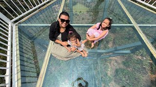 Coorg Vlog Day 2 || Glass bridge Coorg || Rajaseat garden || Omkareshwar temple Coorg