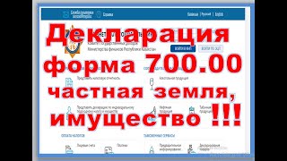 Заполнение формы 700.00  Декларация по транспортному налогу, земельному налогу и налогу на имущество