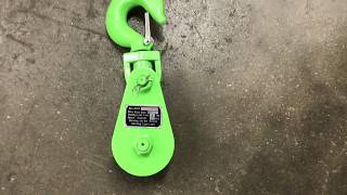 4 Ton Snatch Block HI VIZ Green - Baremotion Product Video