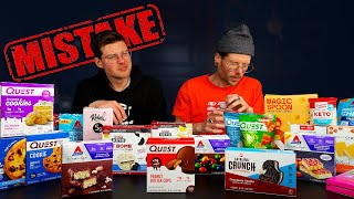 We Tried Eating As Much Diet Junk Food As Possible **BAD IDEA**