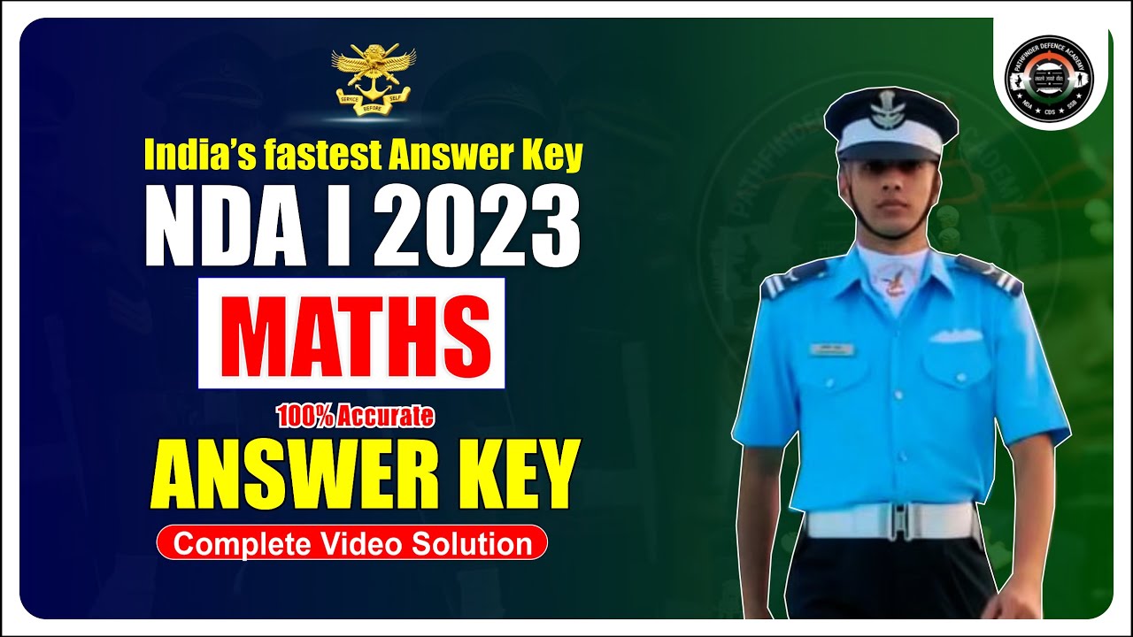 NDA 1 Answer Key 2023 | Download UPSC NDA 1 Answer Key 2023 | Maths & GAT - PFDA | Best NDA Coaching