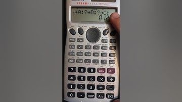 Casio 3650 一元二次方程 program