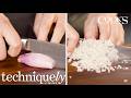 An Easier Way to Cut Shallots and Garlic? | Techniquely with Lan Lam