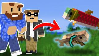 We Tried to Beat Minecraft... but we're FISH