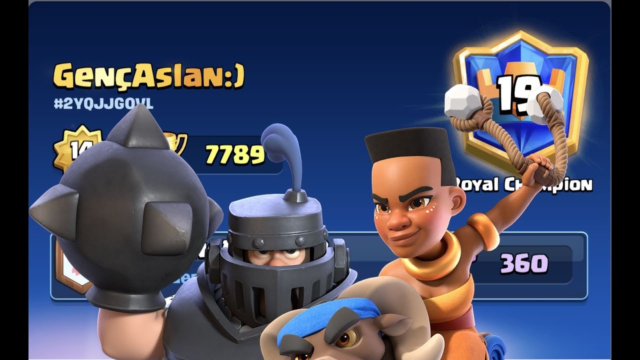 Mega Knight Ram Rider GenรงAslan Clash Royale Best Mega knight Ram Rider Archer Queen - YouTube