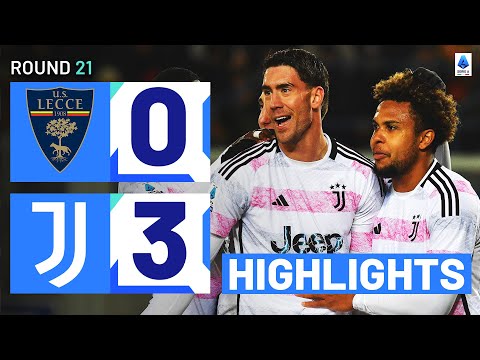 LECCE-JUVENTUS 0-3 | HIGHLIGHTS | Juventus go top of the table! | Serie A 2023/24