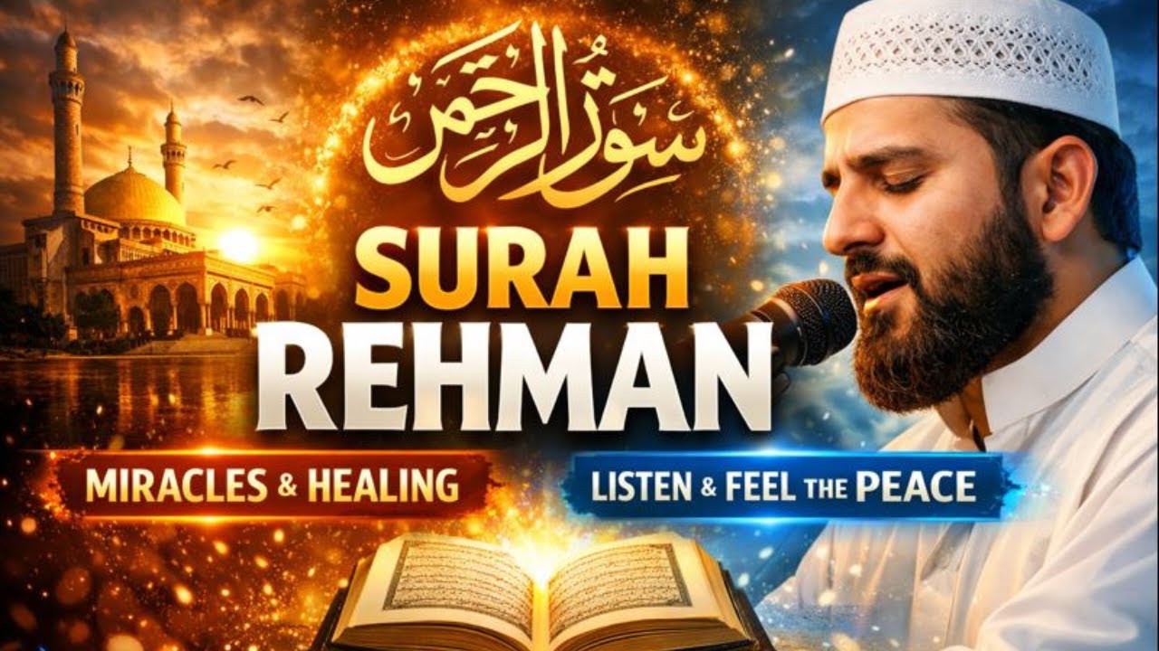 Surah Ar Rahman  Peaceful Night Recitation for Relaxation & Sleep 