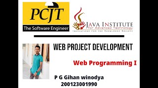 web project task 03 | 1st year | JAVA Institute  -  Program the user signin process.