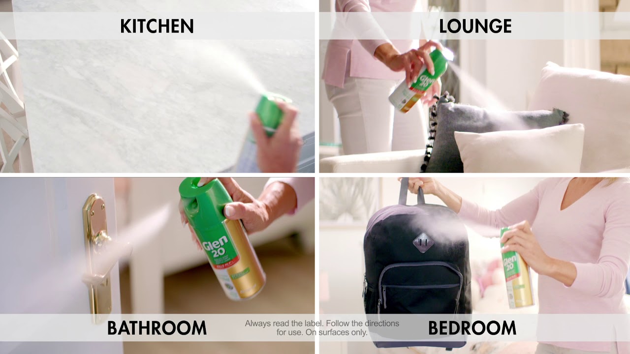 Glen 20 Disinfectant Aerosol Spray YouTube