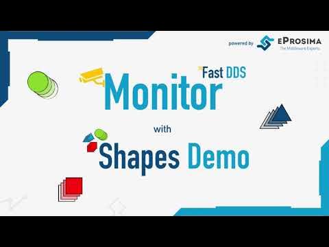 Fast DDS Monitor with Shapes Demo