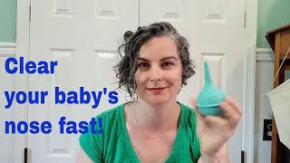 The BEST way to suck snot out of your babies nose!!  Complete GAME CHANGER!!!!