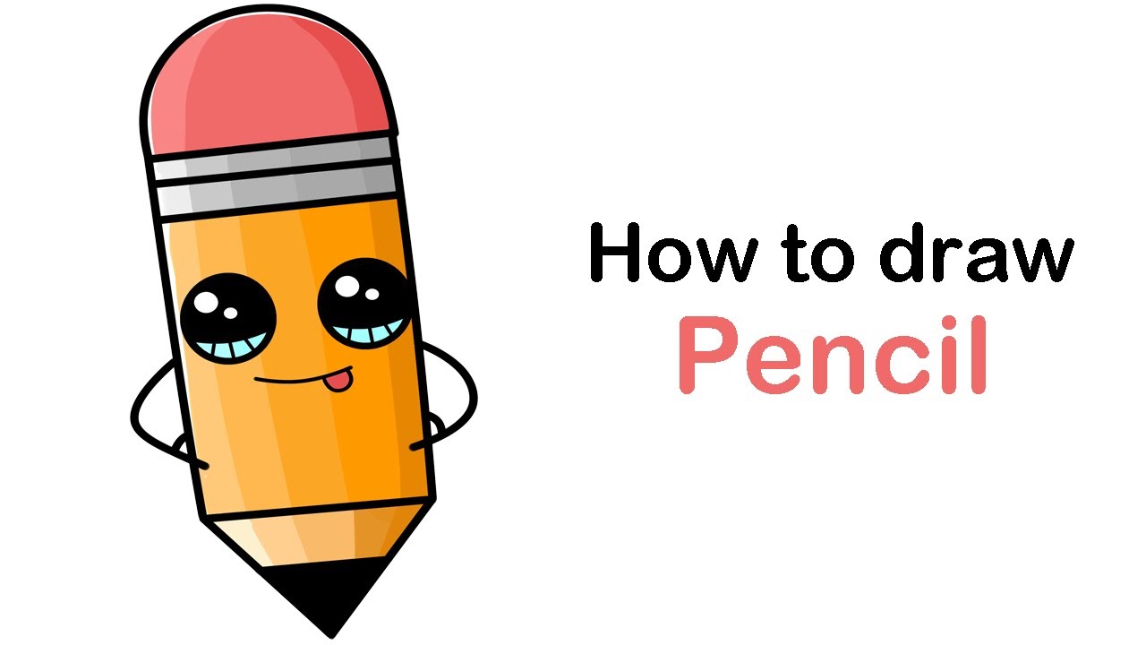 How to Draw a Pencil for Kids 