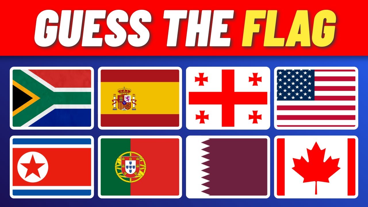 Guess All the Countries by Their Flags! 🚩 | Flag Quiz - YouTube