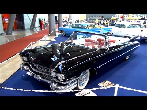 1959 Cadillac Series 62 Eldorado Convertible 6 4l V8 Black With Red White Leather Interior