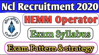 NCL Exam Syllabus ! Ncl HEMM Operator Exam Syllabus ! Ncl vacancy 2020 ! Ncl drill Operator Syllabus