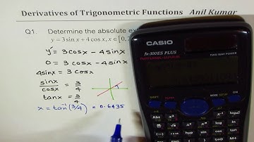 Applications Trigonometric Derivatives IB AP Calculus MCV4U