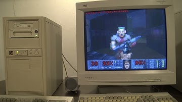 Doom PC Speaker Sound Effects make annoying noises in the BACKROOMS #DOScember