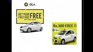 Ola Cabs - Get Rs 300 Free Ride Using Refferal Code 92Jbff