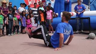 Michael Toft performs at the Calgary Stampede