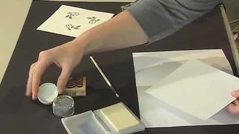Scrapbook.TV - How to Emboss Using Rubber Stamps
