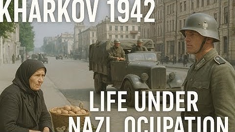 Kharkov 1942 – Life Under Nazi Occupation | Real Color Footage Story