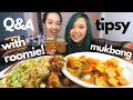 VEGAN THAI FOOD MUKBANG WITH JAPANESE BEER, KOREAN WINE // Munching Mondays Ep.54