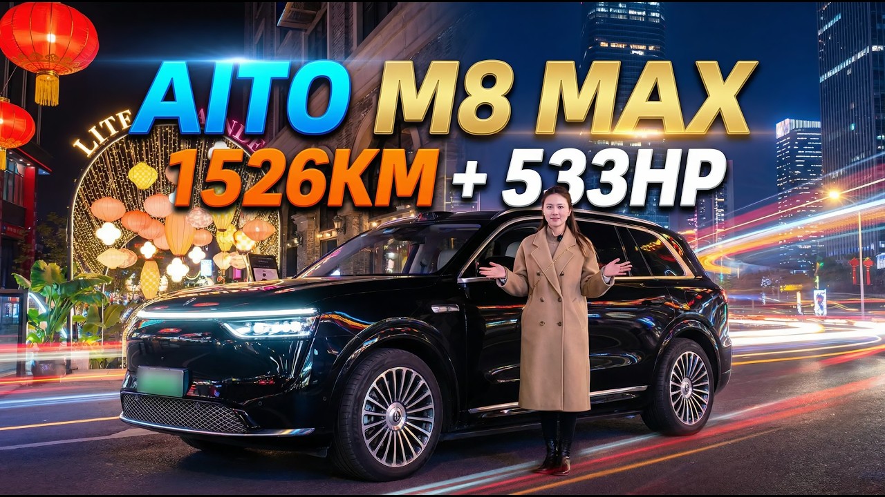 AITO Wenjie M8 Range Extended Max Edition – 310km Pure Electric + 1526km BEAST!