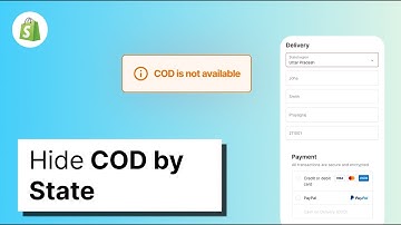 How to Disable Cash on Delivery for Specific States/Regions on Shopify [2025]