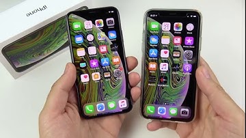 iPhone XS Unboxing and Size Comparison!