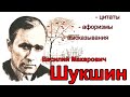 Шукшин Василий Макарович - цитаты - афоризмы - высказывания