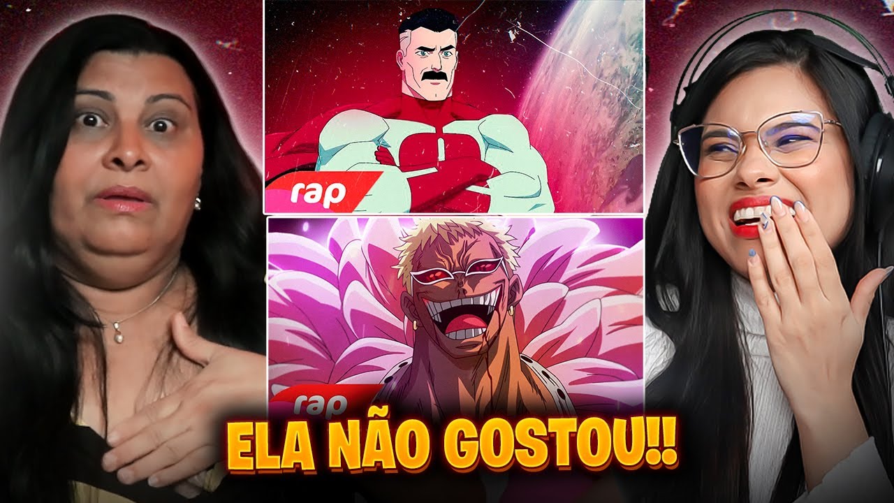MÃE EVANGELICA REAGE a Rap do Omni-Man (Invencível) e Rap do Doflamingo | 7 MINUTOZ