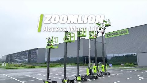 Meet #ZOOMLIONACCESS vertical mast lift series, the smart solution for confined indoor spaces!