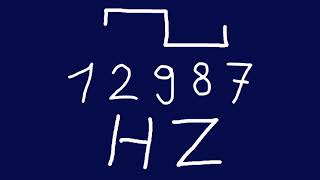 12987 hz square