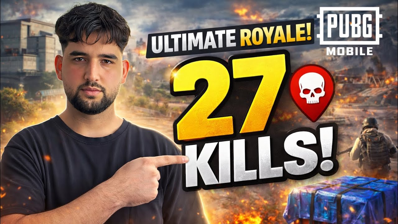 27 کیل داخل اولتیمیت رویال🔥#pubgmobile #پابجی_موبایل ​