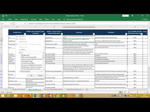 02 IRB Model Development Process Overview: Scoping Analysis and Variable Exclusions Framework