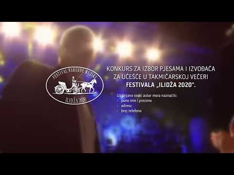 FESTIVAL ILIDŽA 2020 - konkrus za takmičarsku večer festivala 2020