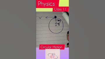 in a vertical circle of radius r at what point in its path the tension will equal to zero #neet 🔴⭕