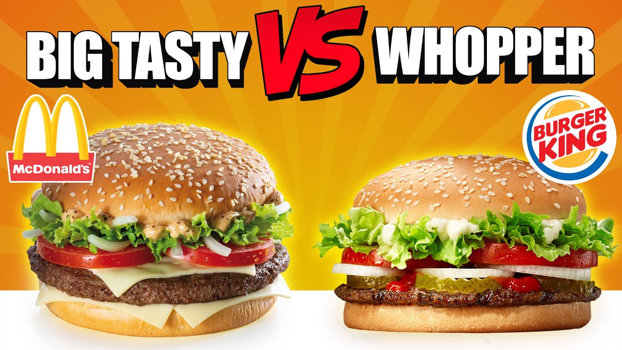 FAST FOOD FIGHT s03e04 BIG TASTY vs WHOPPER YouTube