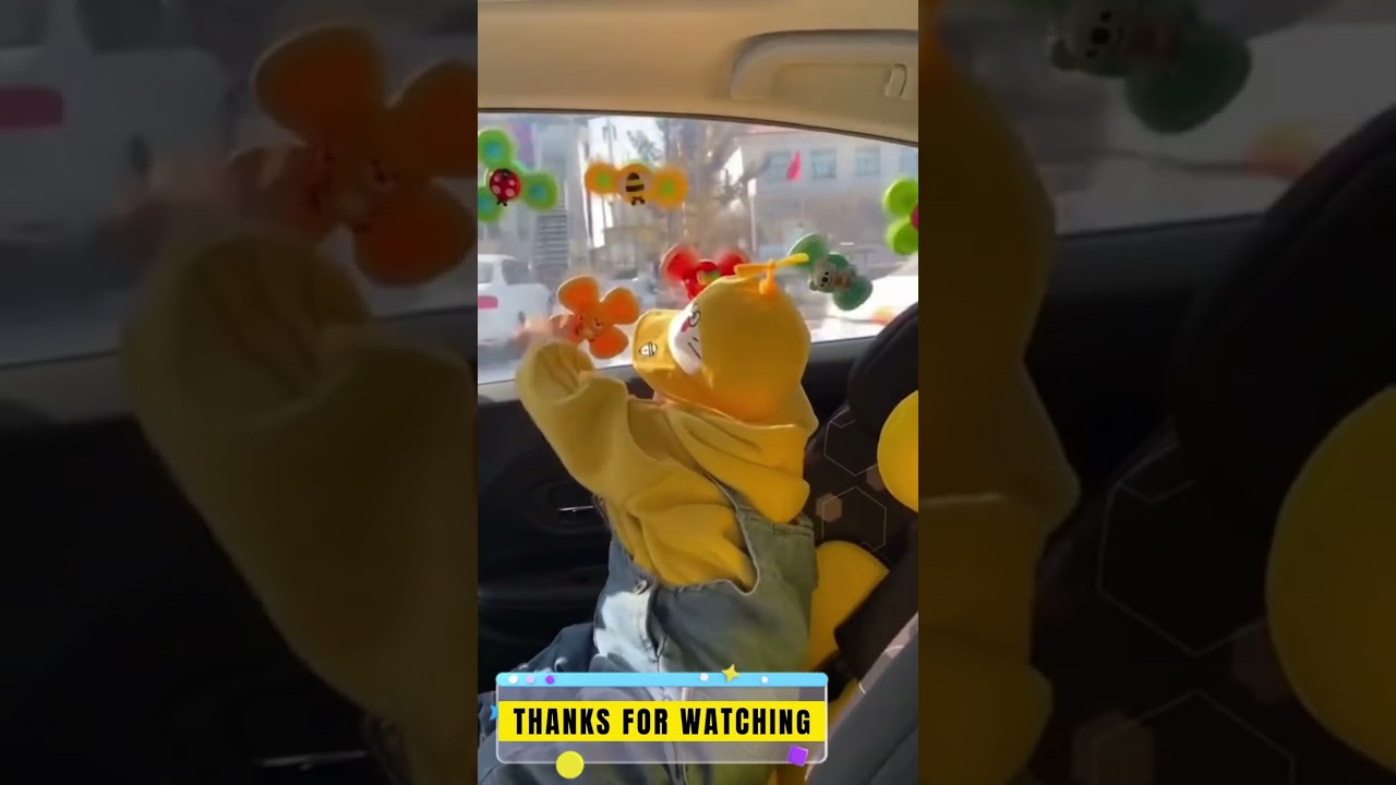 Flower spinning Frisbee, cute baby loves it amazing toys 😃