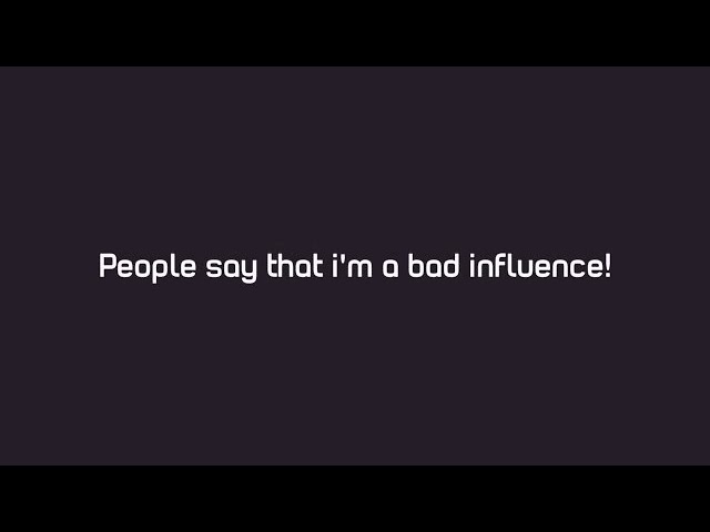 Eminem - Bad Influence Lyrics