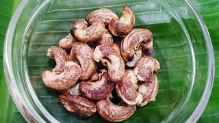 Easy way to remove Cashew nut shell| Roasting Cashew Nuts in 3 minutes| Nostalgic CashewNut breaking
