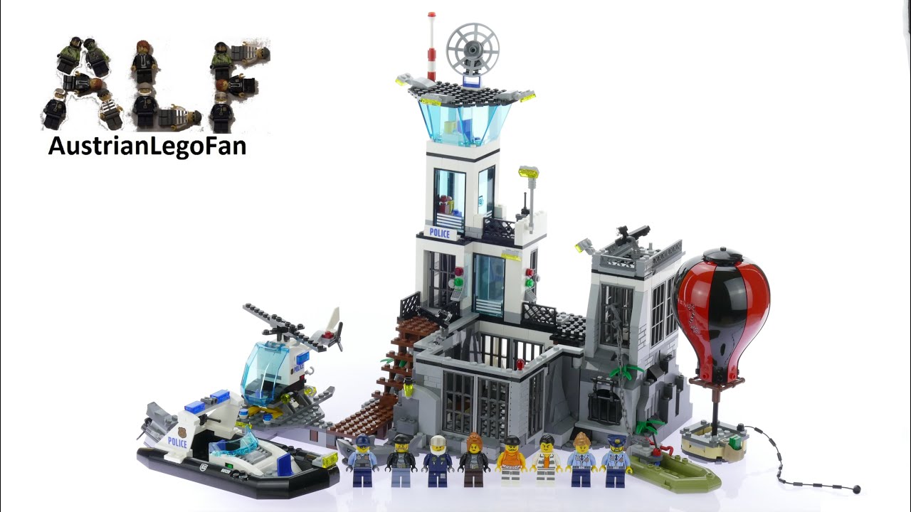 Lego City 60130 Prison Island - Lego Speed Review - YouTube