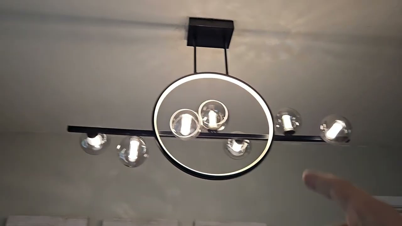 Housemark Luna 8 Light Glass Pendant