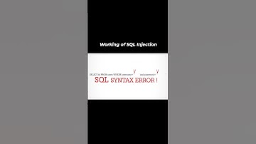 Working of SQL Injection Attack || Database Hacking || PenSecTes