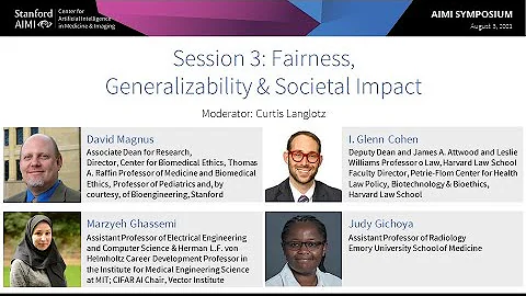 #AIMI21 | Session 3: Fairness, Generalizability & Societal Impact